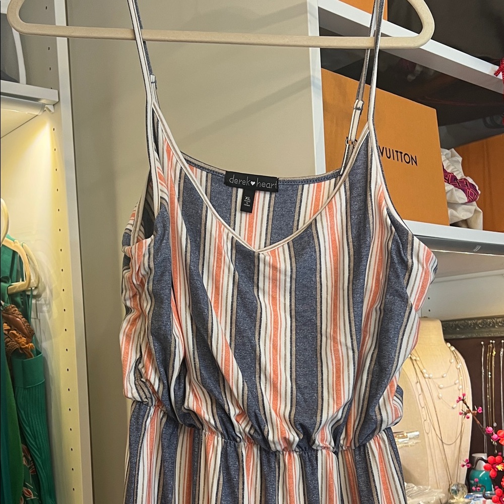 Derek Heart Multicolor Striped Dress